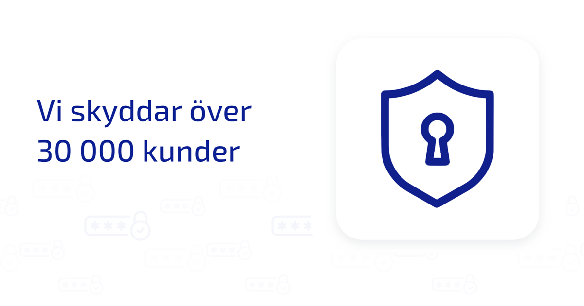 Bli kund du med, 30000 säkra kunder har redan valt IDNOR PROTECT.